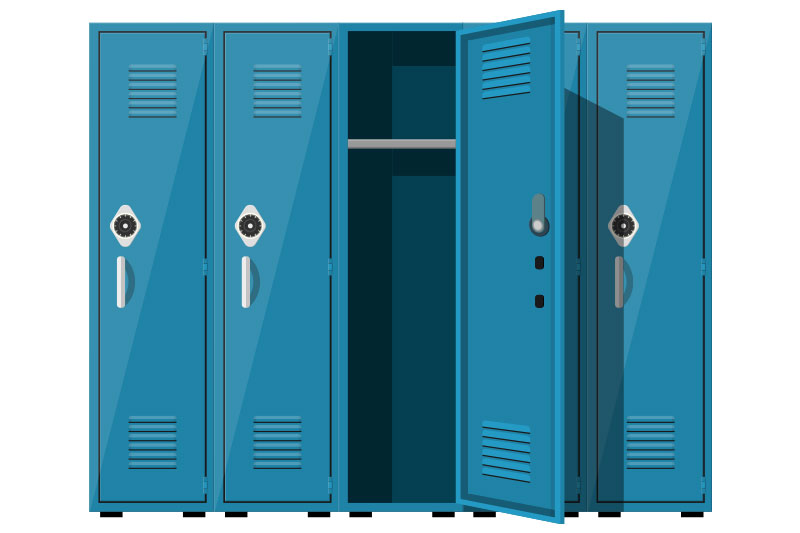 Blue Lockers